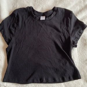 Aritzia Ribbed baby tee
